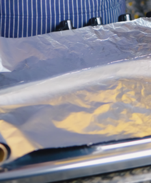 papel alumínio no no fogão